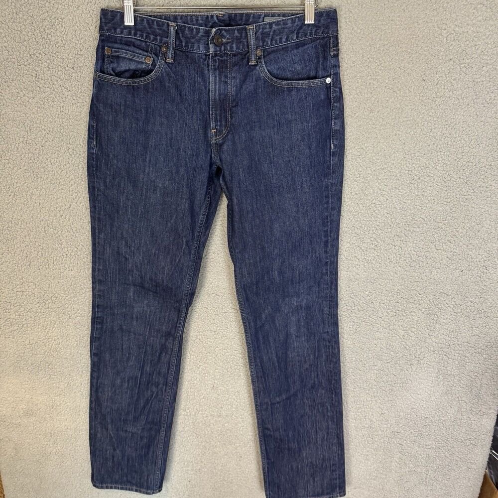 Bonobos Jeans Mens 32x33 Blue Straight‎ Leg Cotton Stretch Casual